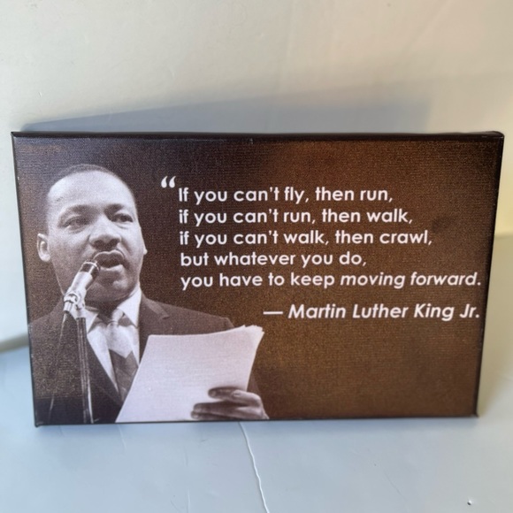 Martin Luther King Jr Poster Photo Frame Black History Month BLM Wall Home Decor - Picture 2 of 4